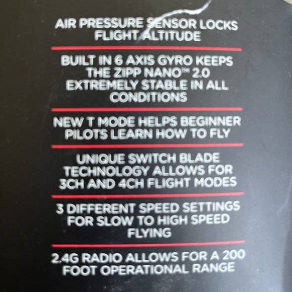 Zipp Nano 2.0 Indoor/Outdoor Drone - NIB - Picture 6 of 7